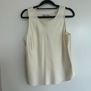Veronica Beard Sabrina Stretch-Silk Tank (Size 10 Good Condition)